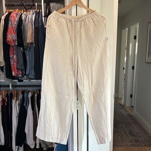 Rhythm Cream linen Pants size 6